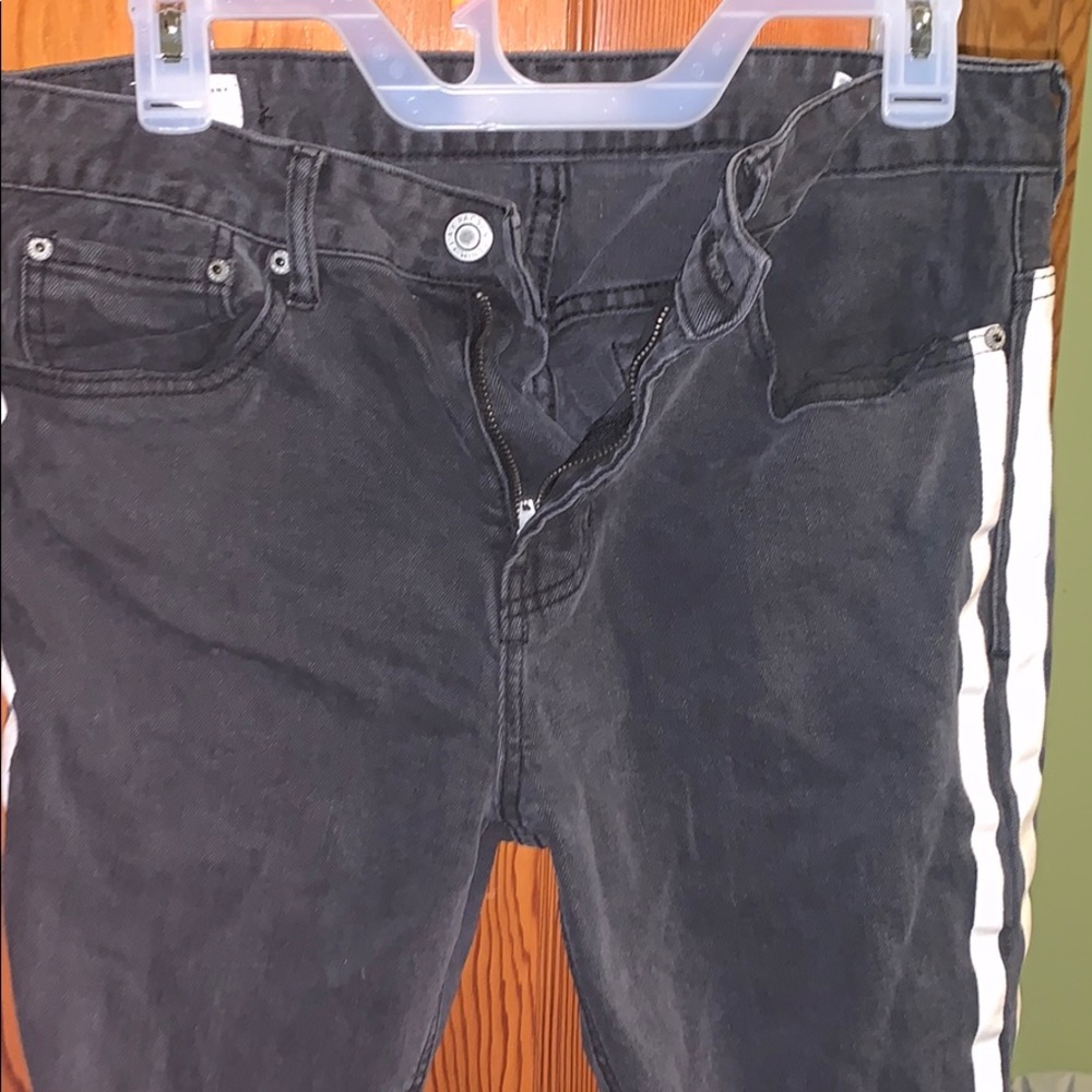 Pacsun black N white striped jeans. Worn twice